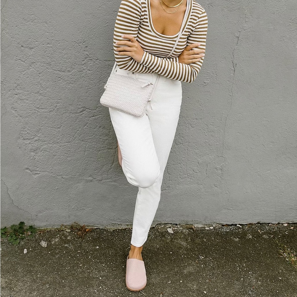 Madewell The Curvy Perfect Vintage Jean in White Size 31x26 #759 - Picture 4 of 10